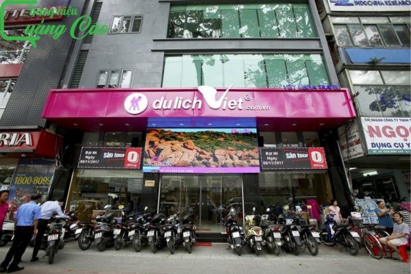 Bảng hiệu dịch vụ du lịch đẹp Dulichviet