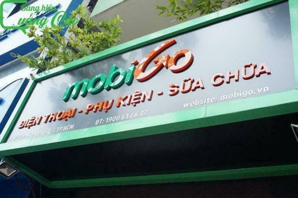 Bảng hiệu phụ kiện điện thoại Mobigo