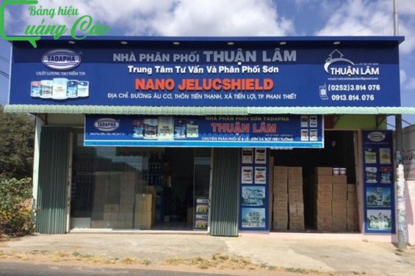 Bảng hiệu vật liệu xây dựng Thuận Lâm