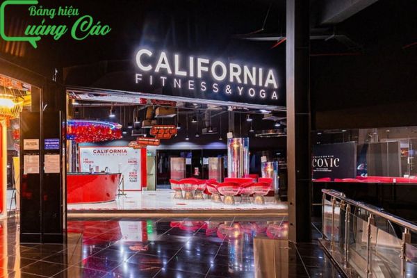 Mẫu bảng hiệu yoga California