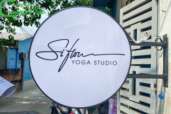 Mẫu biển vẫy quảng c&aacute;o yoga đẹp