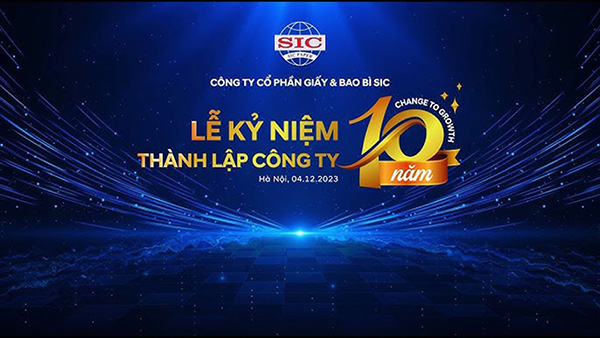 Mẫu backdrop kỷ niệm 30 năm th&agrave;nh lập c&ocirc;ng ty