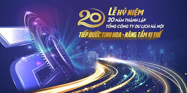 Mẫu background lễ kỹ niệm 20 năm th&agrave;nh lập c&ocirc;ng ty