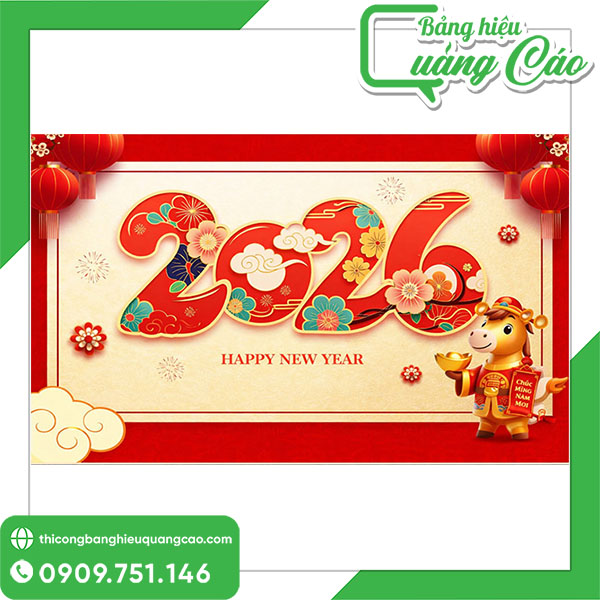 50+ Mẫu Thiết Kế Background, Backdrop Tết 2026 Đẹp, Thu H&uacute;t T&agrave;i Lộc