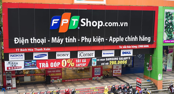 Mẫu biển quảng c&aacute;o điện thoai FPT Shop