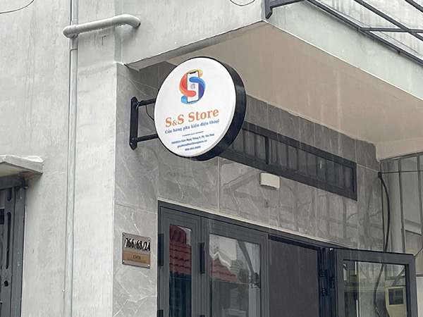 Mẫu biển vẫy điện thoại đẹp