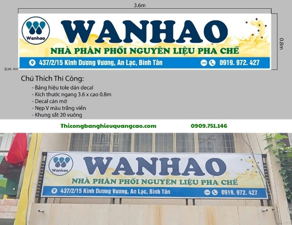 Thiết kế v&agrave; thi c&ocirc;ng bảng hiệu quảng c&aacute;o tại quận B&igrave;nh T&acirc;n