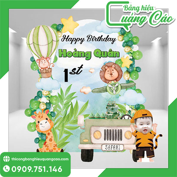 Mẫu Backdrop Sinh Nhật Đẹp, Sang Trọng & Độc Đ&aacute;o