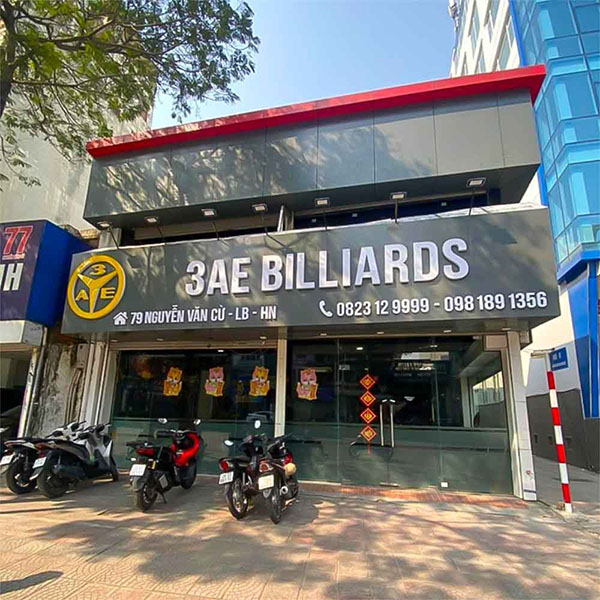 Mẫu biển quảng cáo billiard 3AE