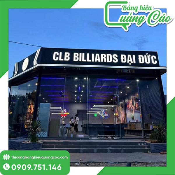 Bảng Hiệu Bida Đẹp, Độc Đáo & Thời Thượng