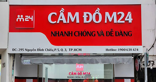 Mẫu bảng hiệu dịch vụ cầm đồ M24