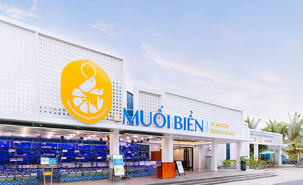 Mẫu bảng hiệu nh&agrave; h&agrave;ng hải sản Muối Biển