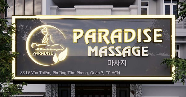 Mẫu bảng hiệu massage trị liệu chuy&ecirc;n nghiệp
