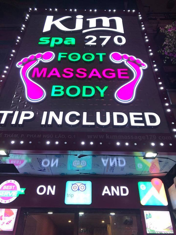 Mẫu bảng hiệu massage body thu h&uacute;t, nổi bật