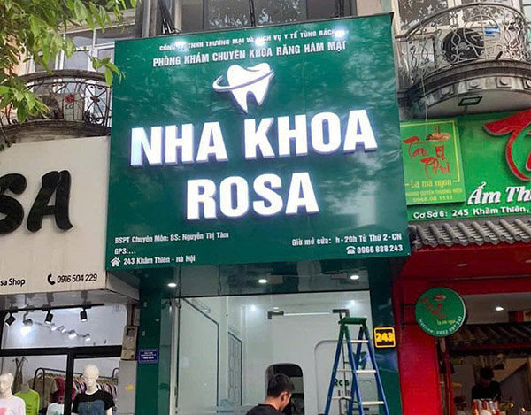 Mẫu bảng hiệu nha khoa đẹp