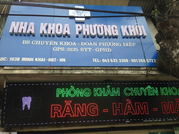 Mẫu biển quảng cáo nha khoa đẹp