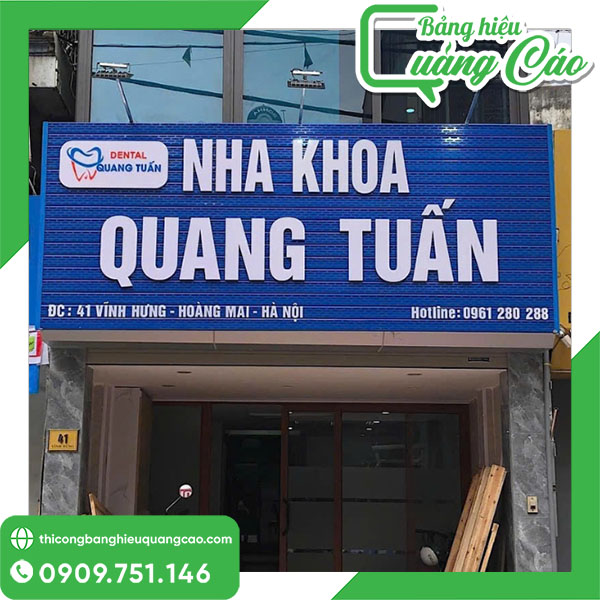 Mẫu Bảng Hiệu Nha Khoa Đẹp, Chuyên Nghiệp & Uy Tín