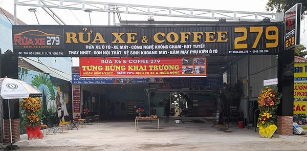 Mẫu biển rửa xe &ocirc; t&ocirc; xe m&aacute;y 279