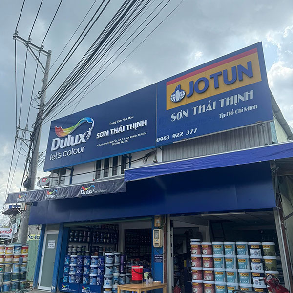 Mẫu bảng hiệu sơn Th&aacute;i Thịnh