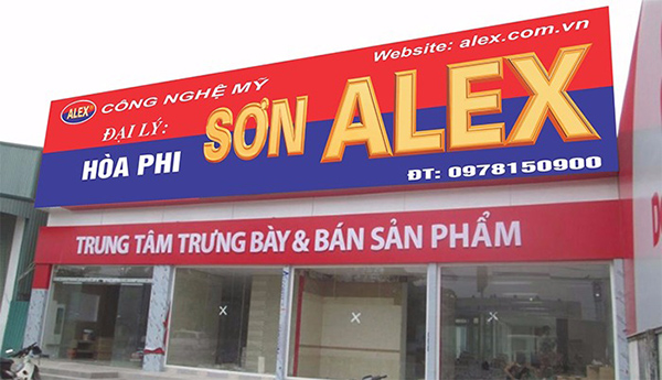 Thiết kế bảng hiệu sơn in bạt Hiflex gi&aacute; rẻ