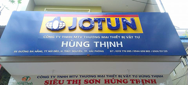 Mẫu bảng hiệu sơn Jotun