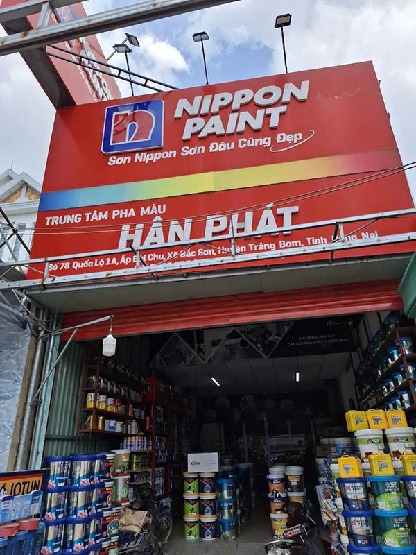 M&acirc;u bảng hiệu sơn Nippon Paint Đại Ph&aacute;t