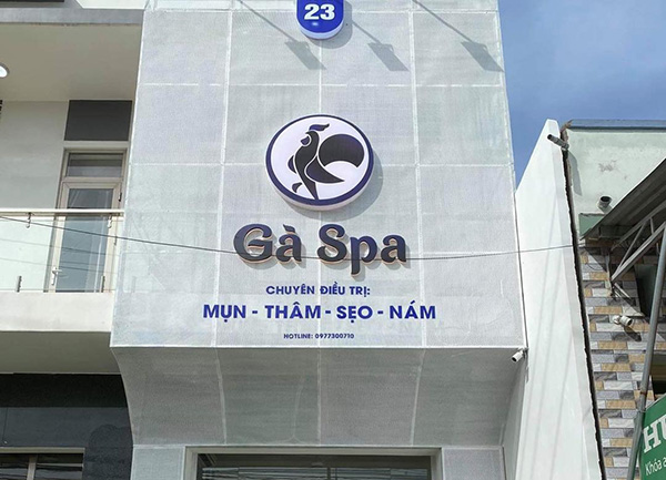 Mẫu bảng hiệu spa đẹp