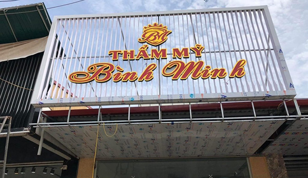 L&agrave;m biển quảng c&aacute;o spa, bảng hiệu thẩm mỹ viện đẹp tại TPHCM