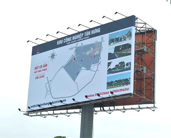 Thi c&ocirc;ng pano quảng c&aacute;o tấm lớn ngo&agrave;i trời