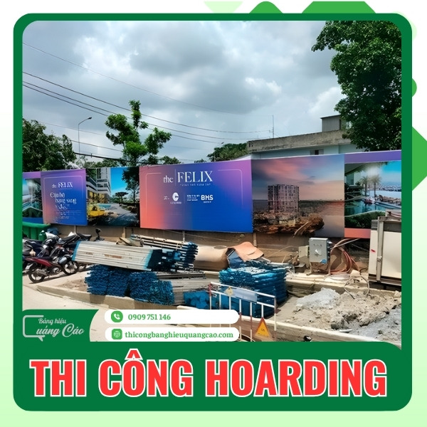 Thi Công Hoarding, Hàng Rào Dự Án, Hàng Rào Công Trình Chuyên Nghiệp
