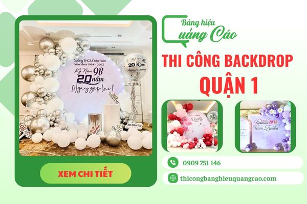 Thi Công Backdrop Quận 1