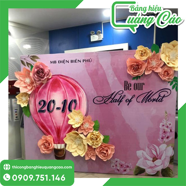 15+ Mẫu Background, Backdrop 20-10 Đọc Đáo, Ý Nghĩa