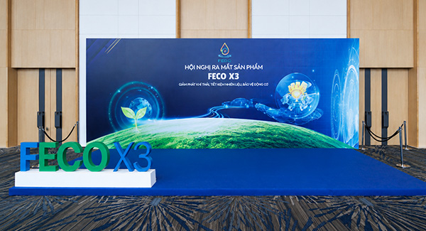Mẫu backdrop hội nghị ra mắt sản phẩm
