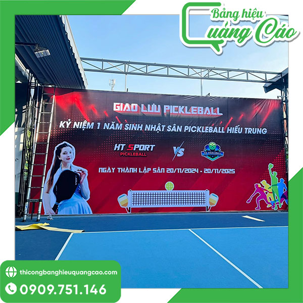 15+ Mẫu Backdrop Pickleball Chuyên Nghiệp, Chuẩn Thi Đấu