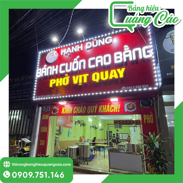 25+ Mẫu Bảng Hiệu Bánh Cuốn Nóng Đẹp, Nổi Bật & Chuẩn Vị