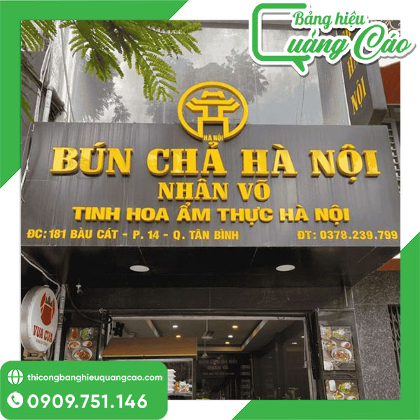 30+ Mẫu Bảng Hiệu Bún Chả Hà Nội Đẹp, Nổi Bật