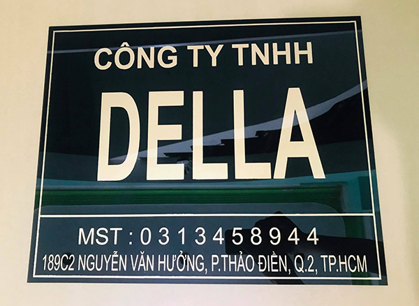 Thi công bảng hiệu công ty trọn gói giá rẻ tại TPHCM