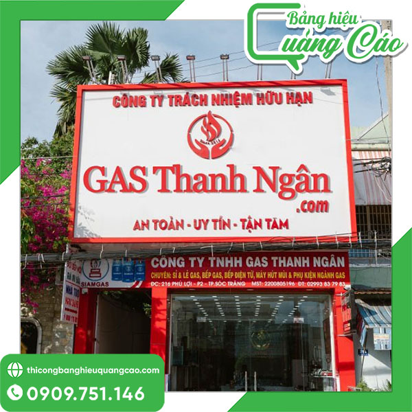 20+ Mẫu Bảng Hiệu Cửa Hàng Gas Đẹp, Nổi Bật & Chuẩn An Toàn