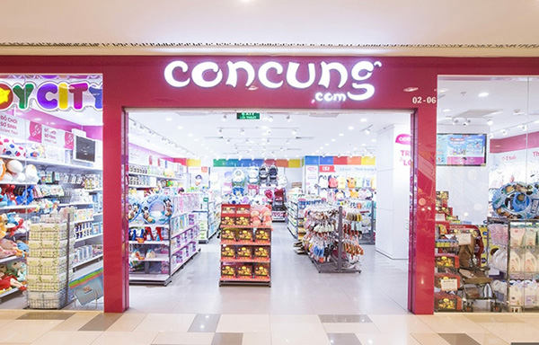 Mẫu bảng hiệu đồ chơi trẻ em thương hiệu ConCung