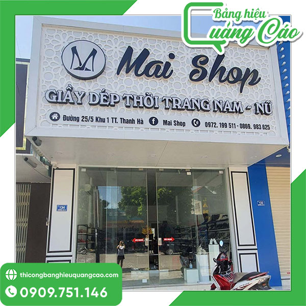 20+ Mẫu Bảng Hiệu Giày Dép Đẹp, Phong Cách Và Thu Hút Khách