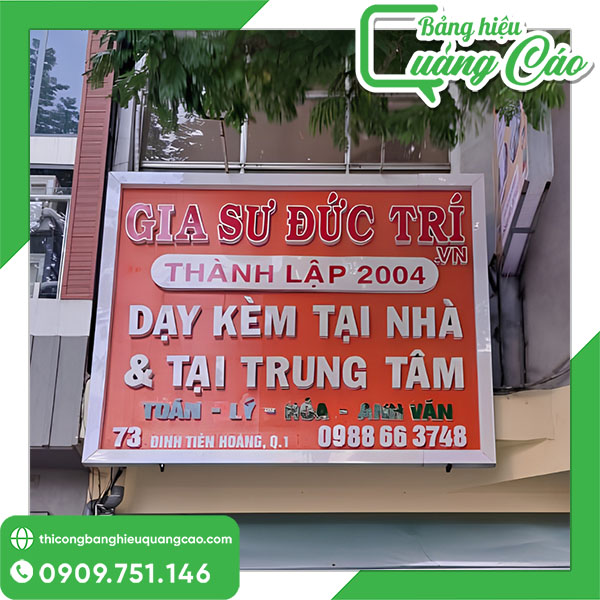 45+ Mẫu Bảng Hiệu Nhận Dạy Kèm, Dạy Thêm Thu Hút