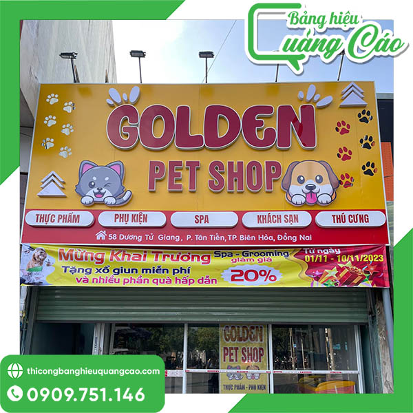 30+ Mẫu Bảng Hiệu Pet Shop Đẹp, Hút Khách Và Báo Giá 2026