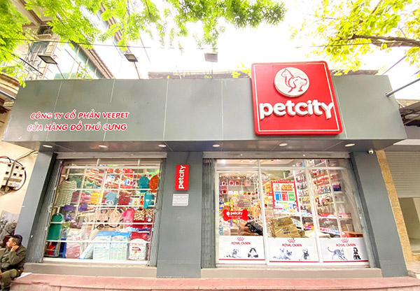 Mẫu bảng hiệu shop thú cưng PETCITY