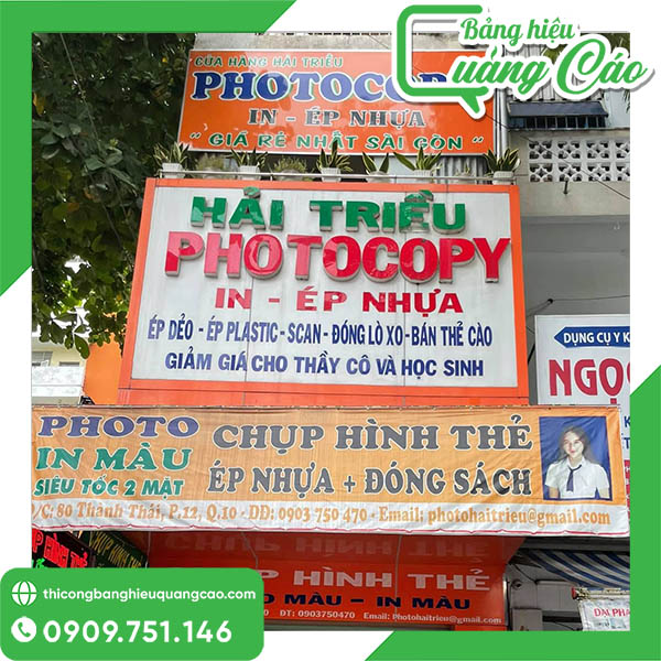 35+ Mẫu Bảng Hiệu Photocopy Đẹp, Giá Rẻ & Thi Công Nhanh