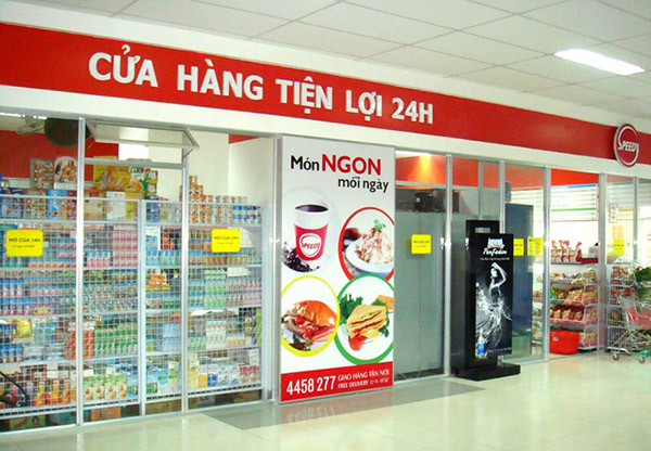 Mẫu bảng hiệu cửa hàng tiện lợi 24H