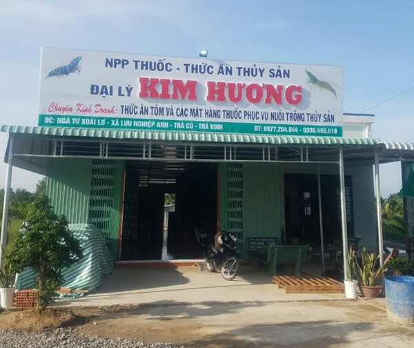 Mẫu bảng hiệu thức ăn gia súc kết hợp mô hình kinh doanh thuốc thú y