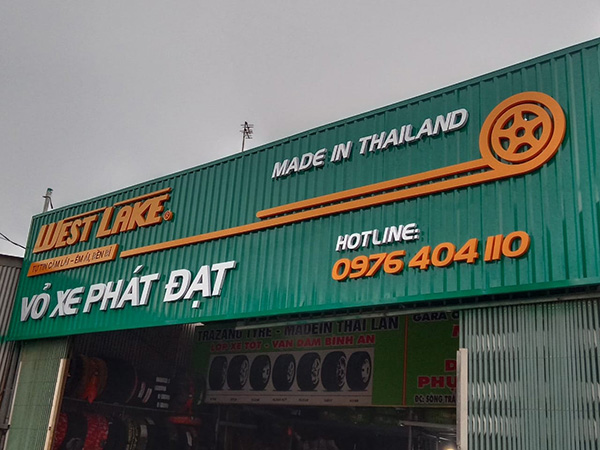 Một số lưu ý cần nắm khi làm bảng hiệu tôn sóng