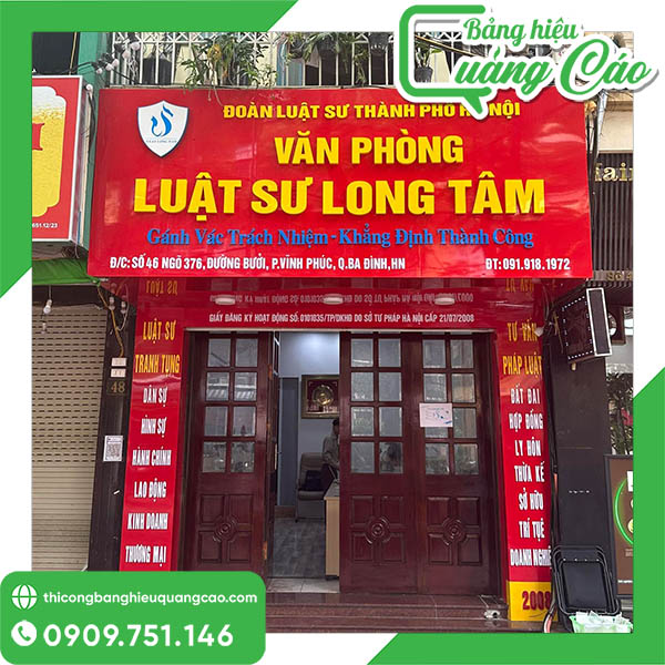 Top 40+ Mẫu Bảng Hiệu Văn Phòng Luật Sư Đẹp