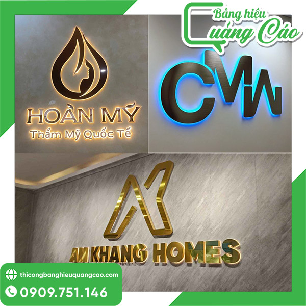 Gia Công Và Lắp Chữ Nổi Inox Giá Xưởng Tại TPHCM