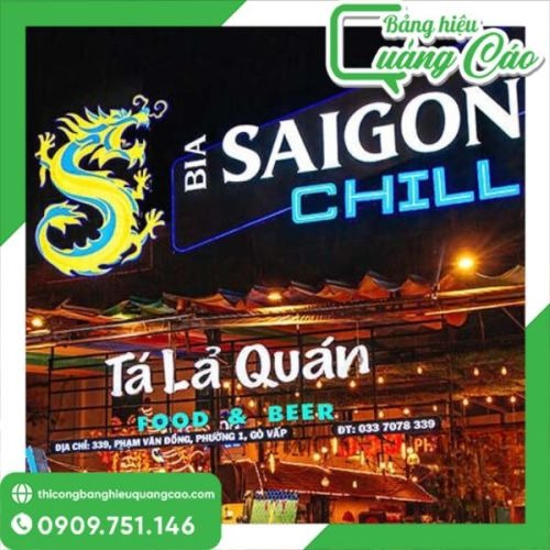 15+ Mẫu Bảng Hiệu Bia Sài Gòn Đẹp, Thu Hút Khách